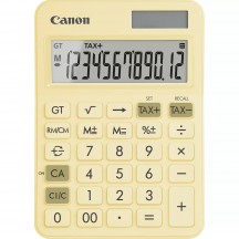 Calculator de birou Canon LS-125KB Pastel Yellow 6819C004AA