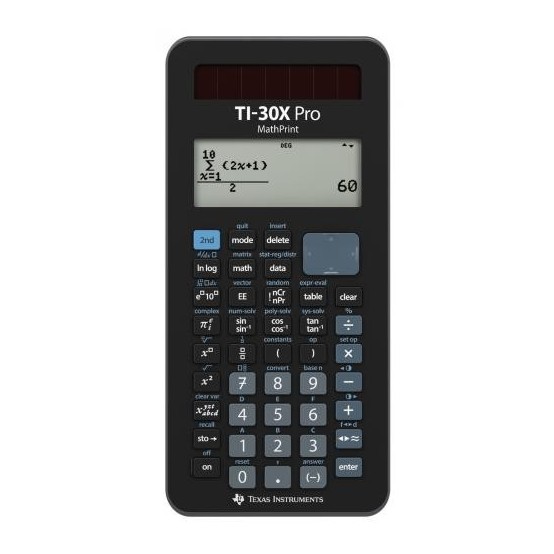 Calculator de birou Texas Instruments TI-30X Pro MathPrint 30XPROMP/TBL/2E7