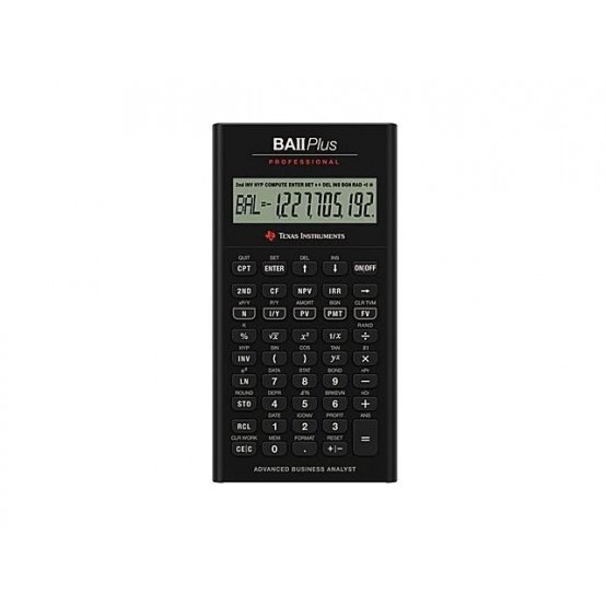 Calculator de birou Texas Instruments BA II Plus Professional Financial Calculator TI015110