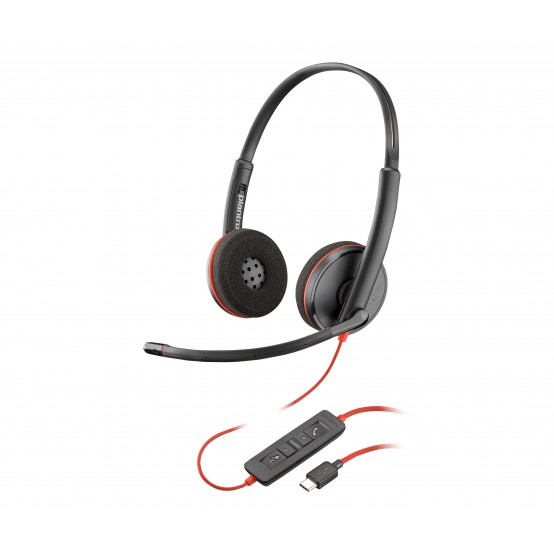 Casca HP Poly Blackwire C3220 Stereo USB-C Headset +Carry Case 80S07AA