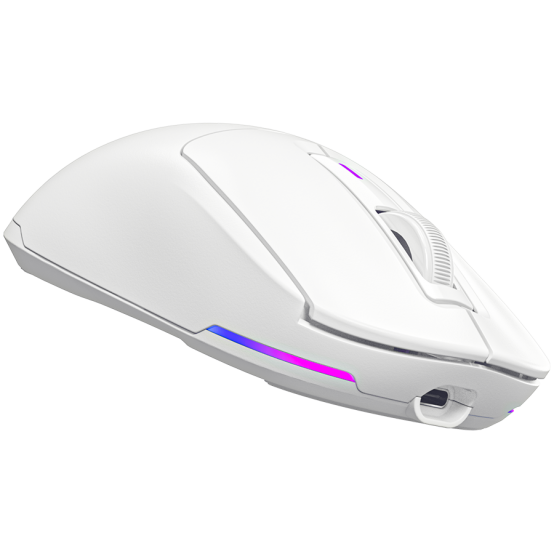 Mouse Lorgar Wireless Gaming Mouse Advanced MSA10W White LRG-MSA10W-WH