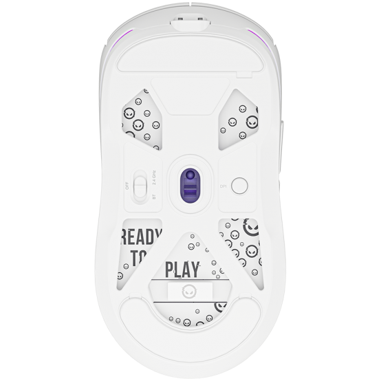 Mouse Lorgar Wireless Gaming Mouse Advanced MSA10W White LRG-MSA10W-WH