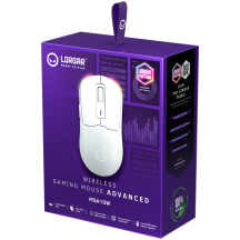 Mouse Lorgar Wireless Gaming Mouse Advanced MSA10W White LRG-MSA10W-WH