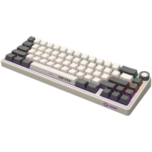 Tastatura Lorgar Wireless 65% Mechanical Gaming Keyboard Pro Beige LRG-KBP70MW-RT-US