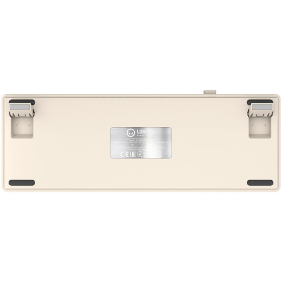 Tastatura Lorgar Wireless 65% Mechanical Gaming Keyboard Pro Beige LRG-KBP70MW-RT-US