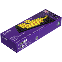 Tastatura Lorgar Wireless 65% Mechanical Gaming Keyboard Pro Black/Yellow LRG-KBP70MW-YL-US
