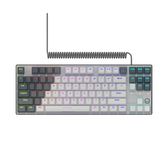 Tastatura Lorgar Wired RGB Mechanical Gaming Keyboard White LRG-GK514TKL-WH-US