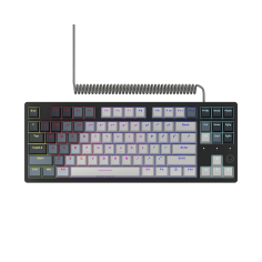 Tastatura Lorgar Wired RGB Mechanical Gaming Keyboard White LRG-GK514TKL-WH-US 2