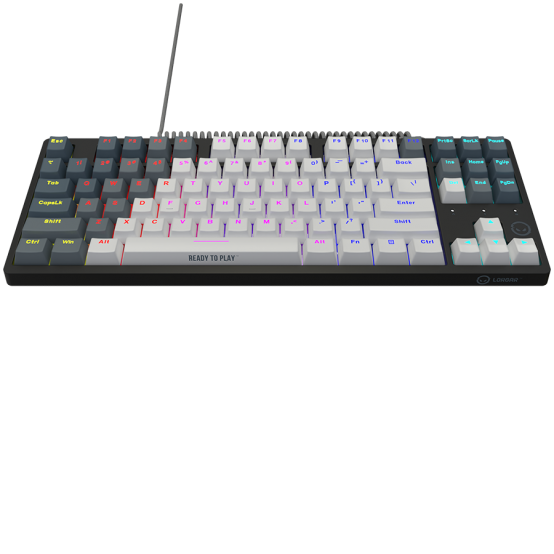 Tastatura Lorgar Wired RGB Mechanical Gaming Keyboard White LRG-GK514TKL-WH-US