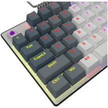 Tastatura Lorgar Wired RGB Mechanical Gaming Keyboard White LRG-GK514TKL-WH-US