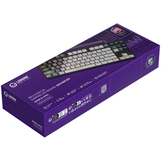 Tastatura Lorgar Wired RGB Mechanical Gaming Keyboard White LRG-GK514TKL-WH-US