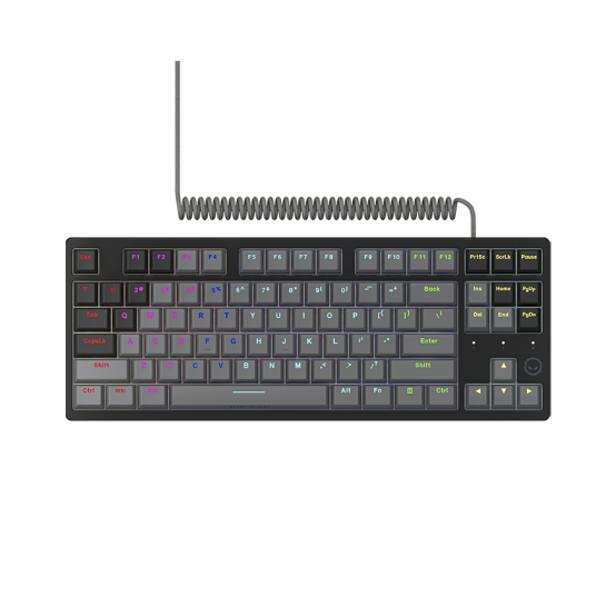 Tastatura Lorgar Wired RGB Mechanical Gaming Keyboard Black LRG-GK514TKL-BK-US