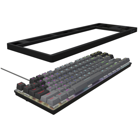 Tastatura Lorgar Wired RGB Mechanical Gaming Keyboard Black LRG-GK514TKL-BK-US
