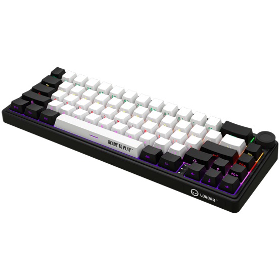Tastatura Lorgar Wireless 65% Mechanical Gaming Keyboard Pro Black/Red LRG-KBP70MW-BK-US