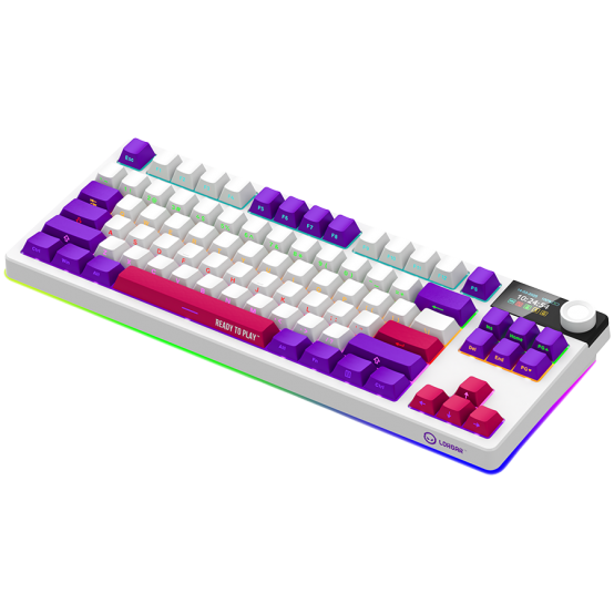 Tastatura Lorgar Wireless TKL Mechanical Gaming Keyboard Pro White LRG-KBP70TKLW-WH-US