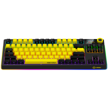 Tastatura Lorgar Wireless TKL Mechanical Gaming Keyboard Pro Black/Yellow LRG-KBP70TKLW-YL-US