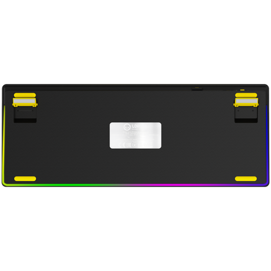 Tastatura Lorgar Wireless TKL Mechanical Gaming Keyboard Pro Black/Yellow LRG-KBP70TKLW-YL-US