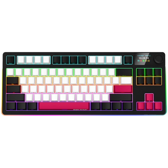 Tastatura Lorgar Wireless TKL Mechanical Gaming Keyboard Pro Black/Red LRG-KBP70TKLW-BK-US