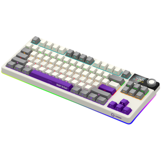 Tastatura Lorgar Wireless TKL Mechanical Gaming Keyboard Pro Beige LRG-KBP70TKLW-RT-US