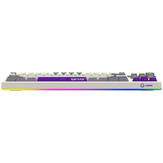 Tastatura Lorgar Wireless TKL Mechanical Gaming Keyboard Pro Beige LRG-KBP70TKLW-RT-US