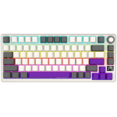Tastatura Lorgar Wireless 75% Mechanical Gaming Keyboard Pro Beige LRG-KBP7075W-RT-US