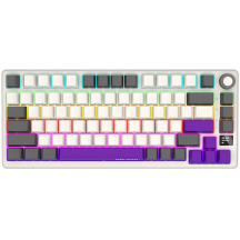 Tastatura Lorgar Wireless 75% Mechanical Gaming Keyboard Pro Beige LRG-KBP7075W-RT-US