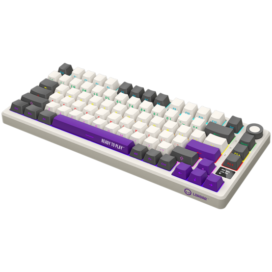 Tastatura Lorgar Wireless 75% Mechanical Gaming Keyboard Pro Beige LRG-KBP7075W-RT-US