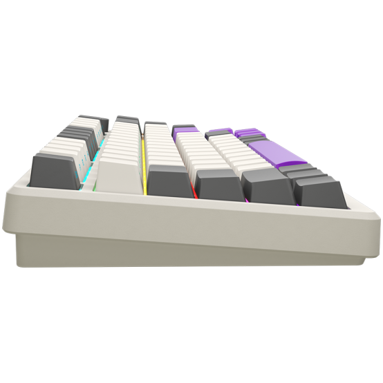 Tastatura Lorgar Wireless 75% Mechanical Gaming Keyboard Pro Beige LRG-KBP7075W-RT-US