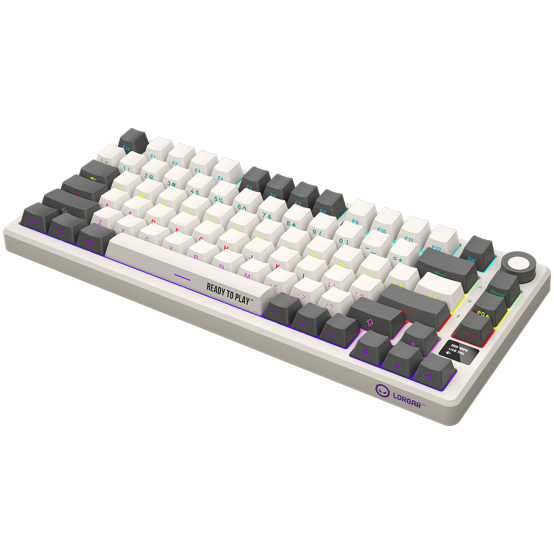 Tastatura Lorgar Wireless 75% Mechanical Gaming Keyboard Pro Beige LRG-KBP7075W-RT-US