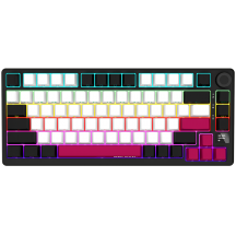 Tastatura Lorgar Wireless 75% Mechanical Gaming Keyboard Pro Black/Red LRG-KBP7075W-BK-US