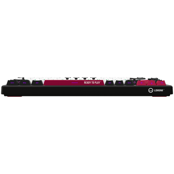 Tastatura Lorgar Wireless 75% Mechanical Gaming Keyboard Pro Black/Red LRG-KBP7075W-BK-US