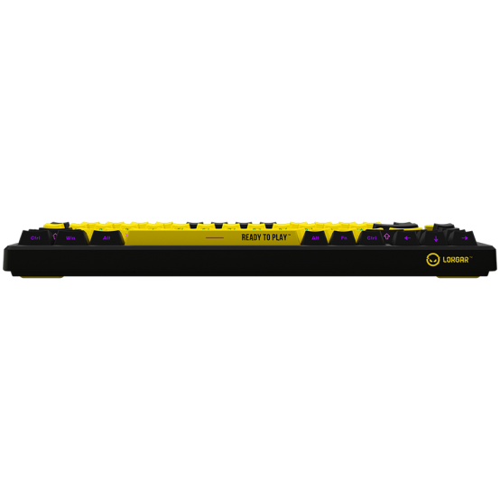 Tastatura Lorgar Wireless 75% Mechanical Gaming Keyboard Pro Black/Yellow LRG-KBP7075W-YL-US