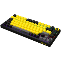 Tastatura Lorgar Wireless 75% Mechanical Gaming Keyboard Pro Black/Yellow LRG-KBP7075W-YL-US