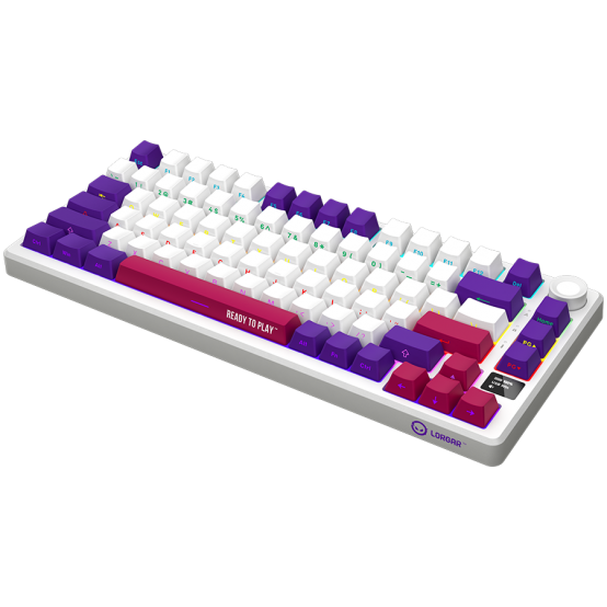 Tastatura Lorgar Wireless 75% Mechanical Gaming Keyboard Pro White LRG-KBP7075W-WH-US