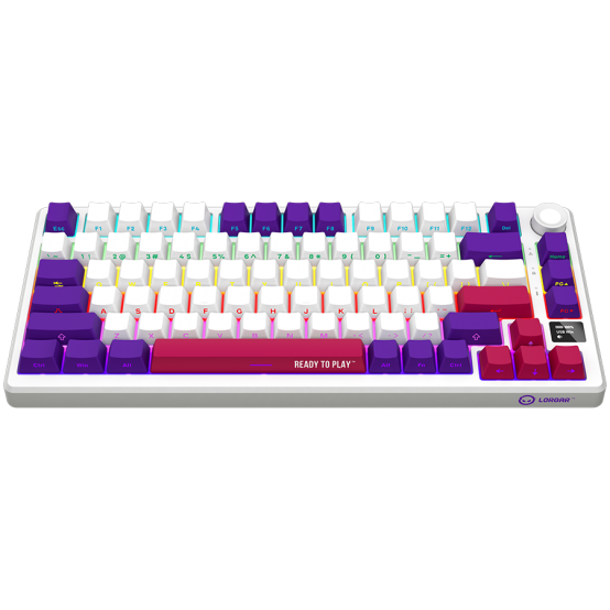 Tastatura Lorgar Wireless 75% Mechanical Gaming Keyboard Pro White LRG-KBP7075W-WH-US