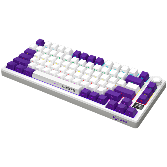 Tastatura Lorgar Wireless 75% Mechanical Gaming Keyboard Pro White LRG-KBP7075W-WH-US