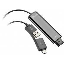 Adaptor HP Poly DA75 USB to QD Black Adapter TAA 786C6AA