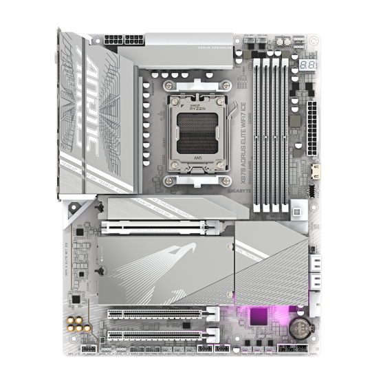 Placa de baza GigaByte X870 AORUS ELITE X3D ICE