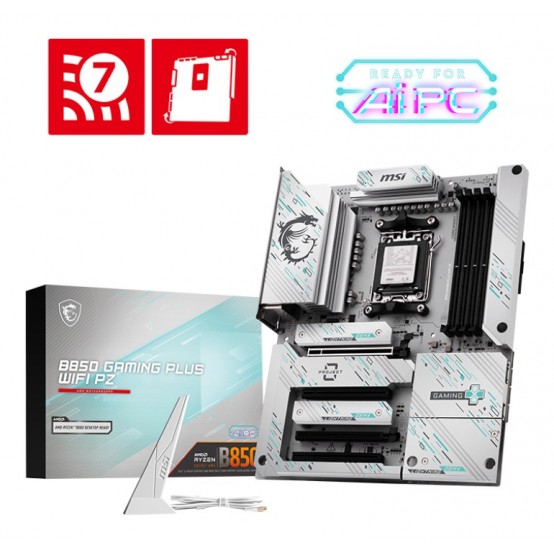 Placa de baza MSI B850 GAMING PLUS WIFI PZ