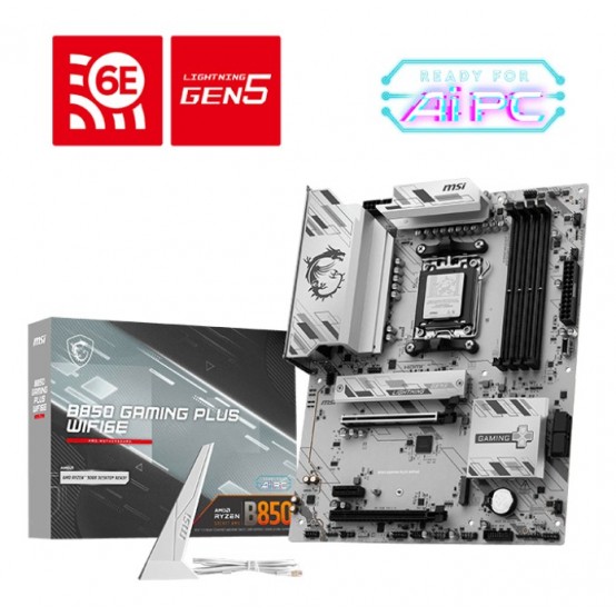 Placa de baza MSI B850 GAMING PLUS WiFi6e 7E80-001R