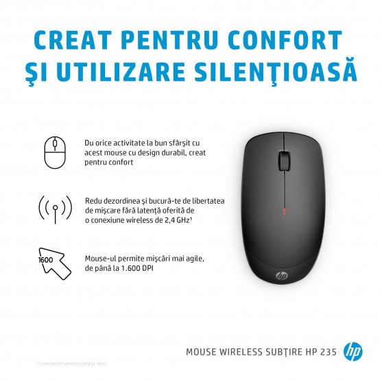 Mouse HP 235 Slim Wireless 4E407UT