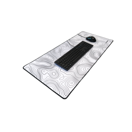 Mouse pad Floston  TOPOGRAPHIC WHITE