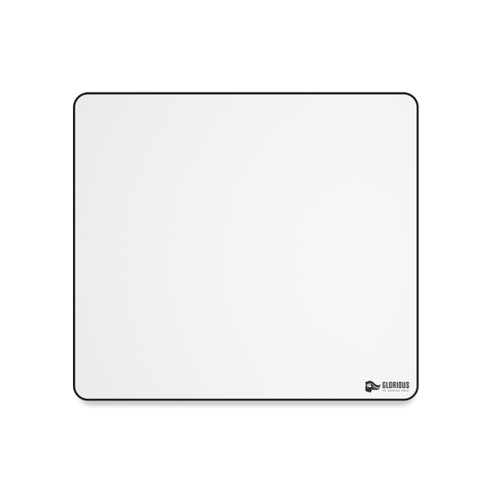 Mouse pad Glorious PC Gaming Race Stitch Cloth Heavy XL, 41x46cm, Alb GW-HXL