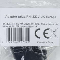 Adaptor PNI Priza UK-Europa, 220V PNI-ADUK-EU