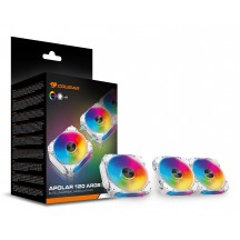 Ventilator Cougar Apolar 120 ARGB – 3 Fan Pack CF-APR12HW3-RGB