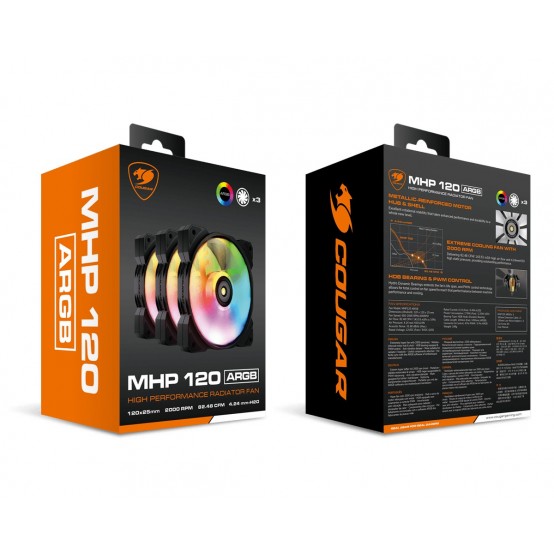 Ventilator Cougar MHP 120 CF-MHP12HB3-RGB