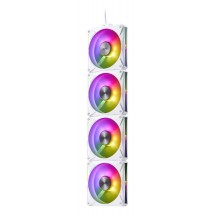 Ventilator XPG Huricane MAG 4P ARGB 120 PWM White VEXPHURMAG120WH4P