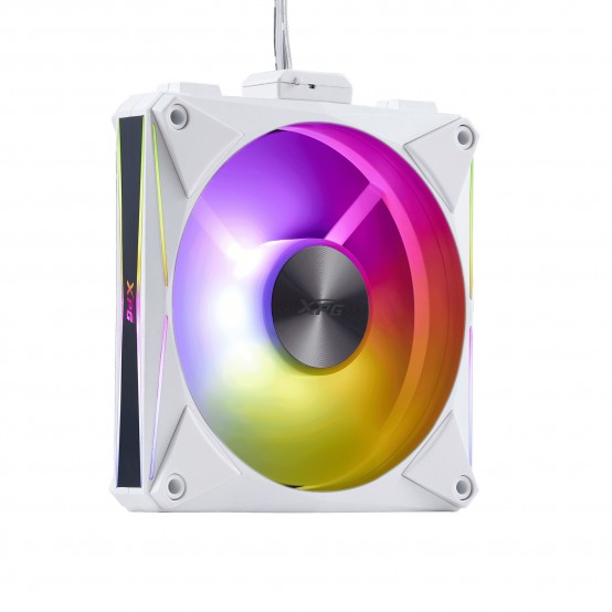Ventilator XPG Huricane MAG 4P ARGB 120 PWM White VEXPHURMAG120WH4P