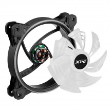 Ventilator XPG Hurricane ARGB 120 PWM Black VEXPHURR120PWMBK