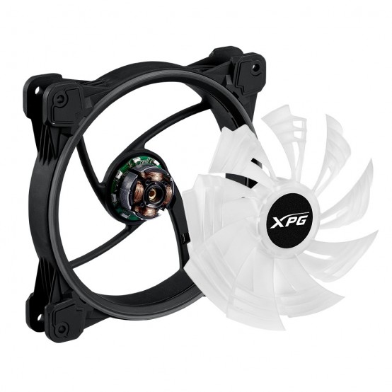 Ventilator XPG Hurricane ARGB 140 PWM Black VEXPHURR140PWMBK